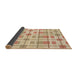 Thickness of Patterned Bronze Brown Rug, pat1144brn