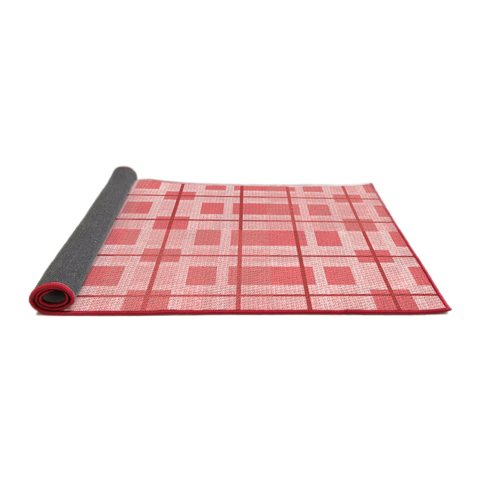 Thickness of Patterned Red Rug, pat1144rd