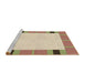 Sideview of Machine Washable Transitional Khaki Gold Rug, wshpat1145brn