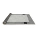 Thickness of Patterned Gunmetal Gray Rug, pat1145gry