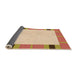 Thickness of Patterned Khaki Gold Rug, pat1145org