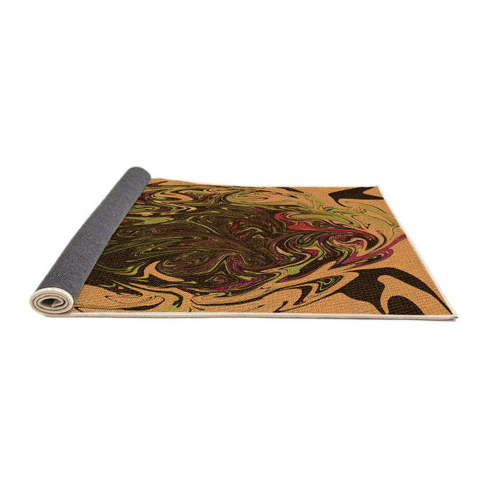 Thickness of Patterned Red Rug, pat115org
