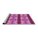 Sideview of Machine Washable Transitional Violet Purple Rug, wshpat1150pur