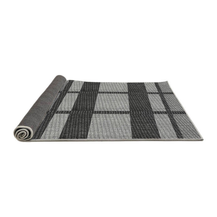 Thickness of Patterned Dark Gray Rug, pat1151gry