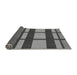 Thickness of Patterned Dark Gray Rug, pat1151gry