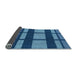 Thickness of Patterned Blueberry Blue Rug, pat1151lblu