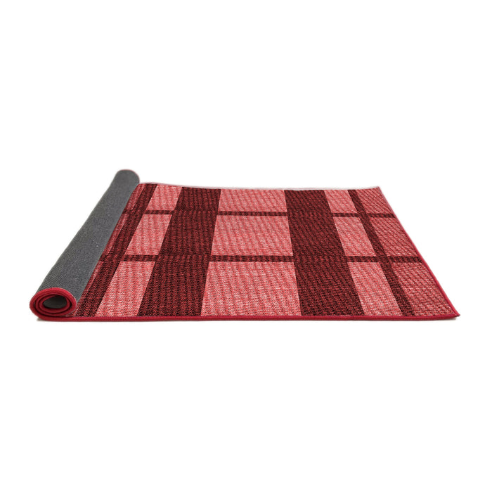 Thickness of Patterned Red Rug, pat1151rd