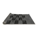 Thickness of Patterned Charcoal Black Rug, pat1153gry