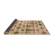 Thickness of Patterned Brown Gold Rug, pat1155brn