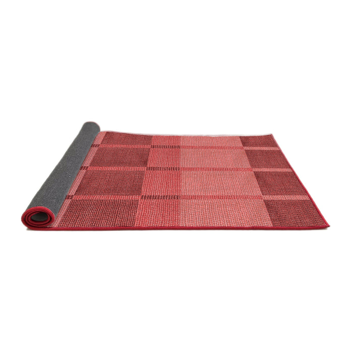 Thickness of Patterned Red Rug, pat1156rd