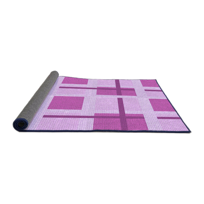 Thickness of Patterned Blossom Pink Rug, pat1157pur
