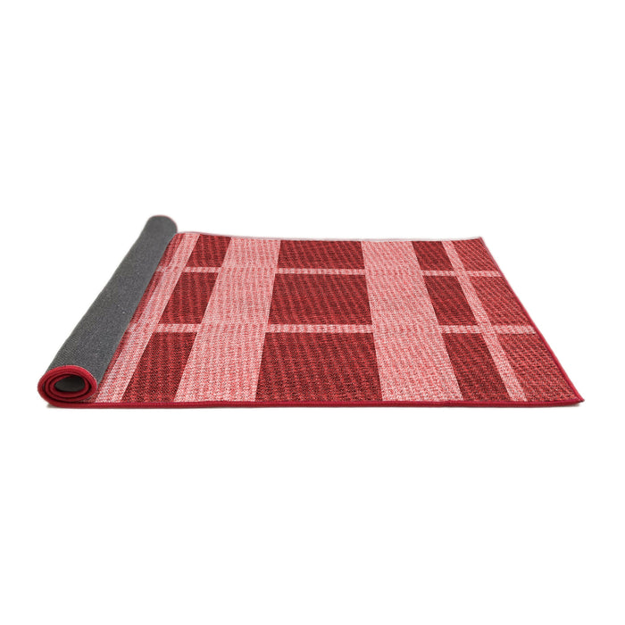 Thickness of Patterned Red Rug, pat1158rd