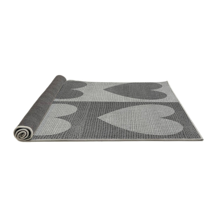 Thickness of Patterned Cloud Gray Rug, pat1161gry