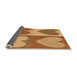 Thickness of Patterned Orange Rug, pat1161org