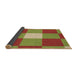 Thickness of Patterned Green Rug, pat1162brn