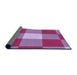 Thickness of Patterned Pink Rug, pat1162pur