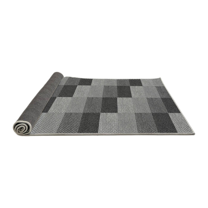 Thickness of Patterned Dark Gray Rug, pat1163gry