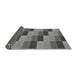 Thickness of Patterned Dark Gray Rug, pat1163gry