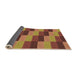 Thickness of Patterned Orange Rug, pat1163org