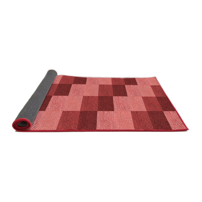 Thickness of Patterned Red Rug, pat1163rd