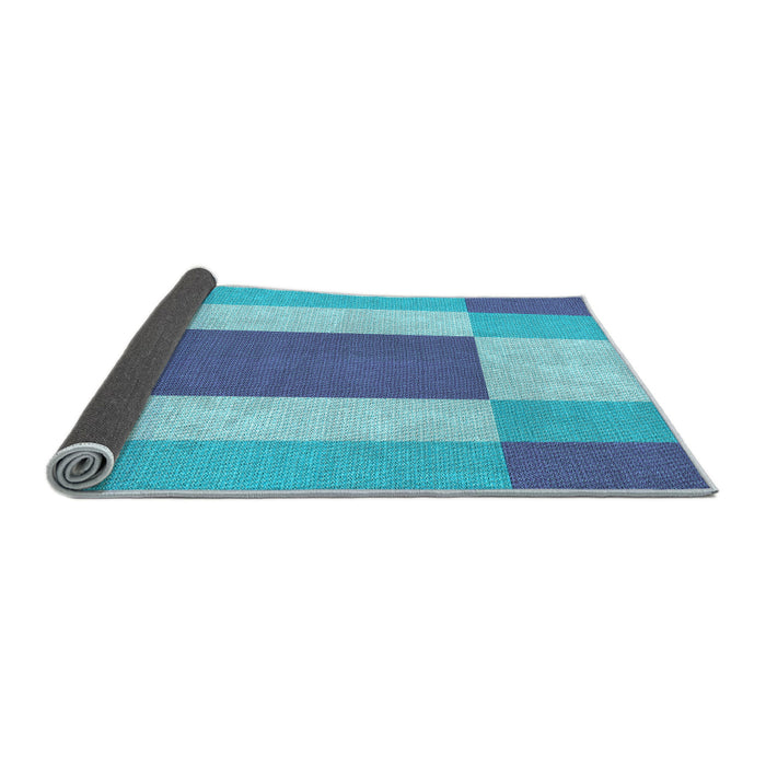 Thickness of Patterned Blue Rug, pat1164lblu