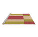 Sideview of Machine Washable Transitional Red Rug, wshpat1164org