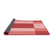 Thickness of Patterned Light Salmon Pink Rug, pat1164rd