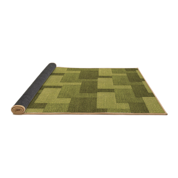 Thickness of Patterned Oak Brown Rug, pat1166brn