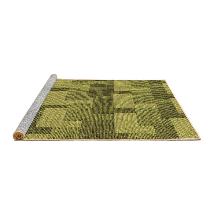 Sideview of Machine Washable Transitional Oak Brown Rug, wshpat1166brn