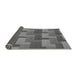 Thickness of Patterned Dark Gray Rug, pat1166gry