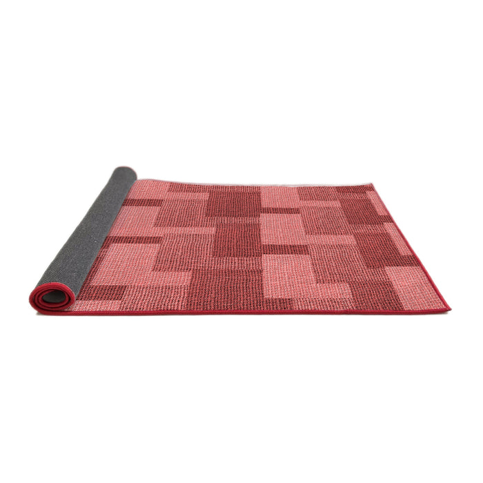 Thickness of Patterned Red Rug, pat1166rd