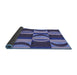 Thickness of Patterned Blue Rug, pat1167blu