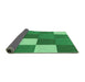 Thickness of Patterned Green Rug, pat1171grn