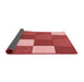 Thickness of Patterned Red Rug, pat1171rd