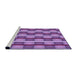 Sideview of Machine Washable Transitional Purple Rug, wshpat1175pur