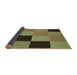 Thickness of Patterned Brass Green Rug, pat1177brn