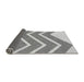 Thickness of Patterned Gainsboro Gray Rug, pat1178gry