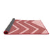 Thickness of Patterned Red Rug, pat1178rd