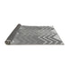 Thickness of Patterned Platinum Gray Rug, pat1180gry