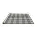 Sideview of Machine Washable Transitional Cloud Gray Rug, wshpat1184gry