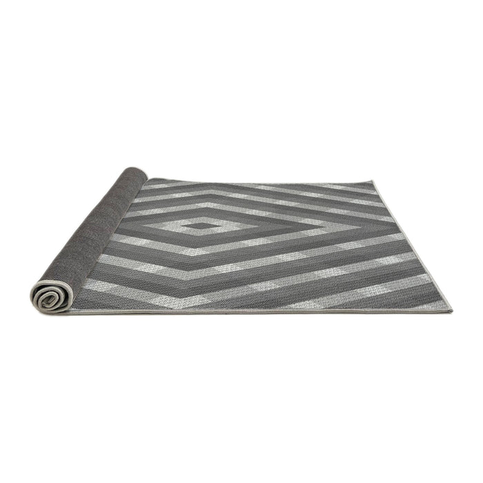Thickness of Patterned Cloud Gray Rug, pat1186gry