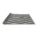 Thickness of Patterned Cloud Gray Rug, pat1186gry