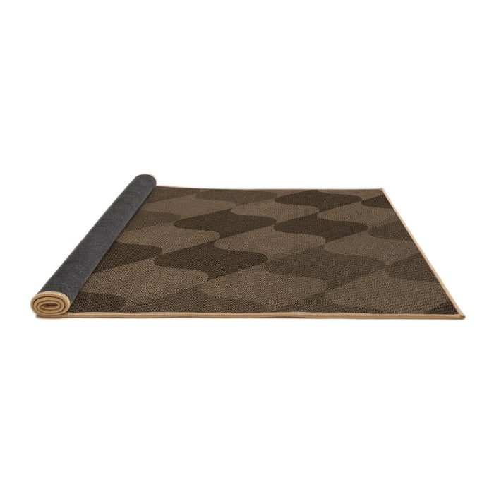 Thickness of Patterned Brown Rug, pat1188brn