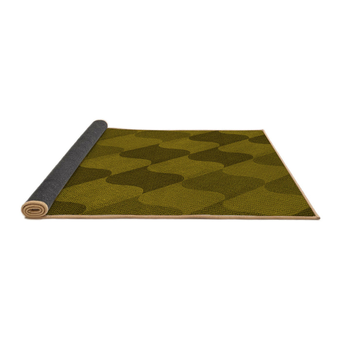 Thickness of Patterned Bakers Brown Rug, pat1188yw