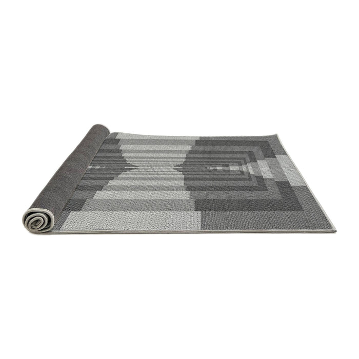 Thickness of Patterned Ash Gray Rug, pat1189gry