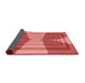 Thickness of Patterned Red Rug, pat1189rd