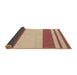 Thickness of Patterned Red Rug, pat1191brn