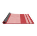 Thickness of Patterned Pastel Pink Rug, pat1191rd