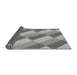 Thickness of Patterned Smokey Gray Rug, pat1192gry