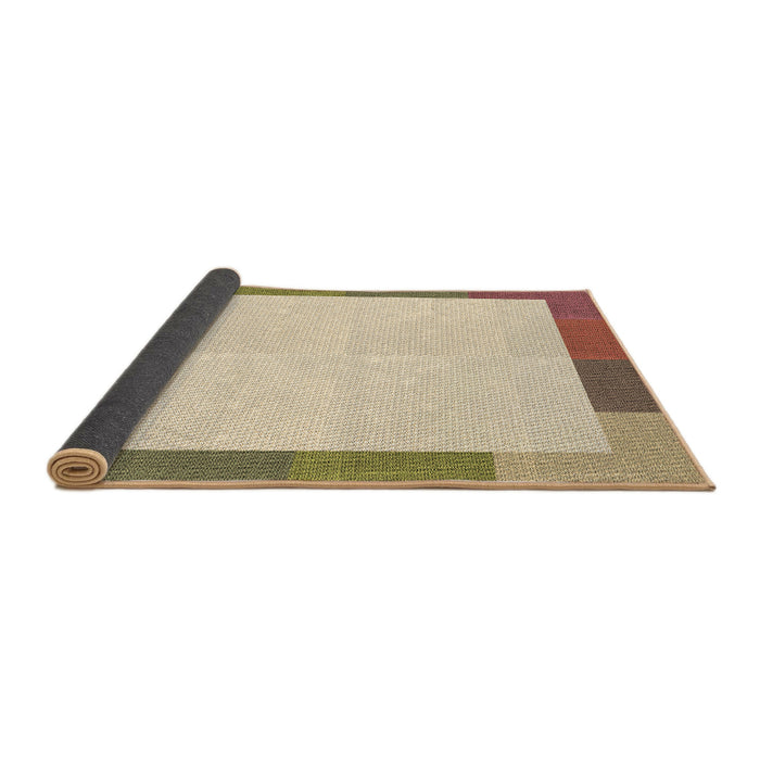 Thickness of Patterned Vanilla Gold Rug, pat1194brn